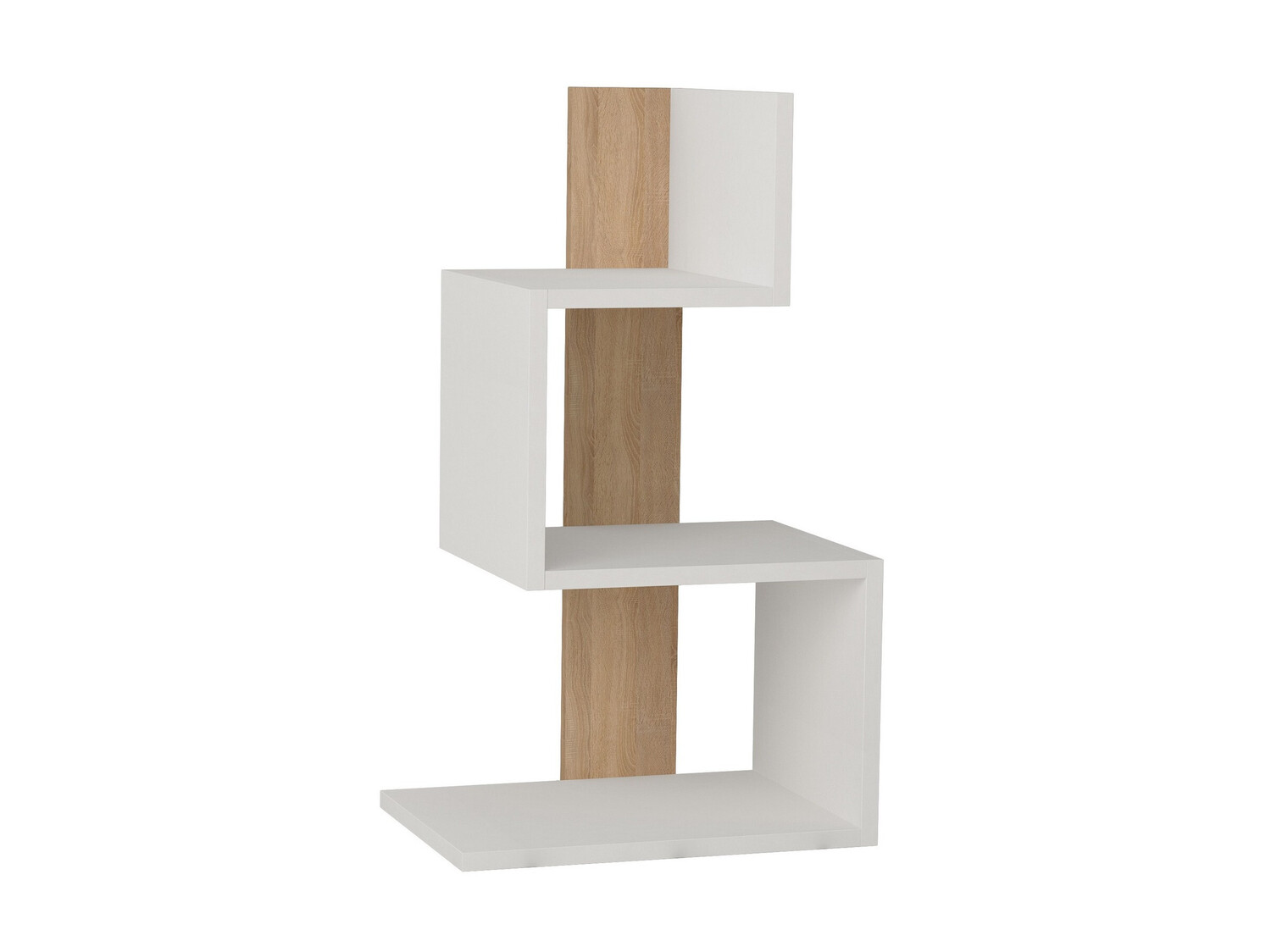 Stranska mizica Kailua 401 (Bela + Hrast)