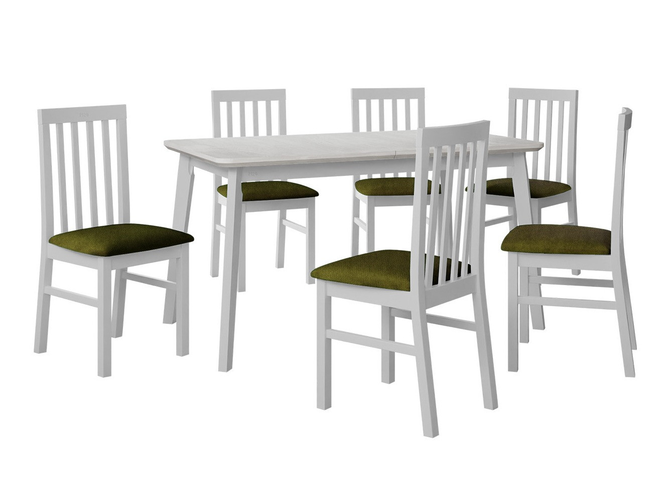 Jedilniški komplet Victorville 267 (Bela)