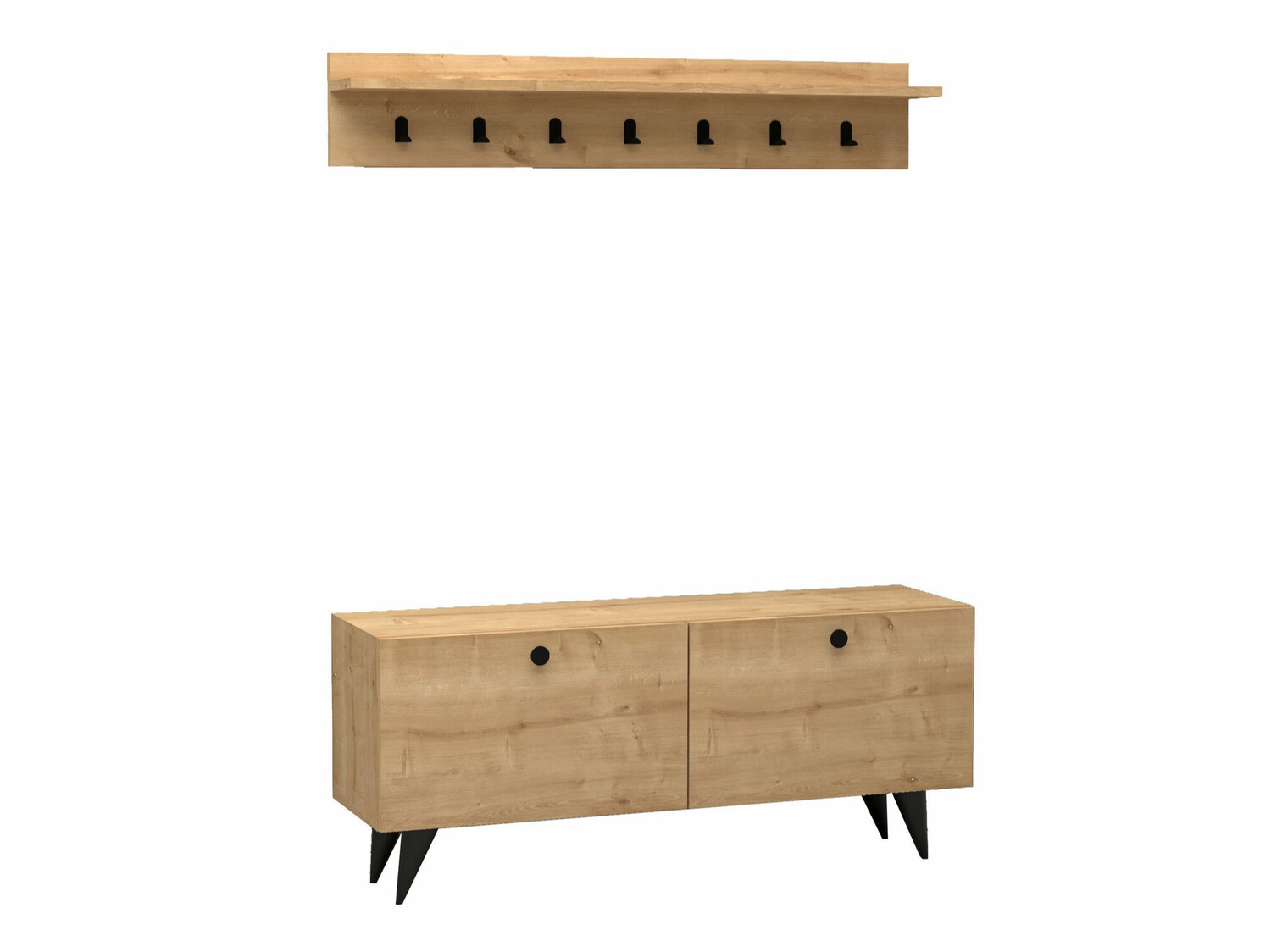 Komplet za predsobo Kailua 521 (Hrast)