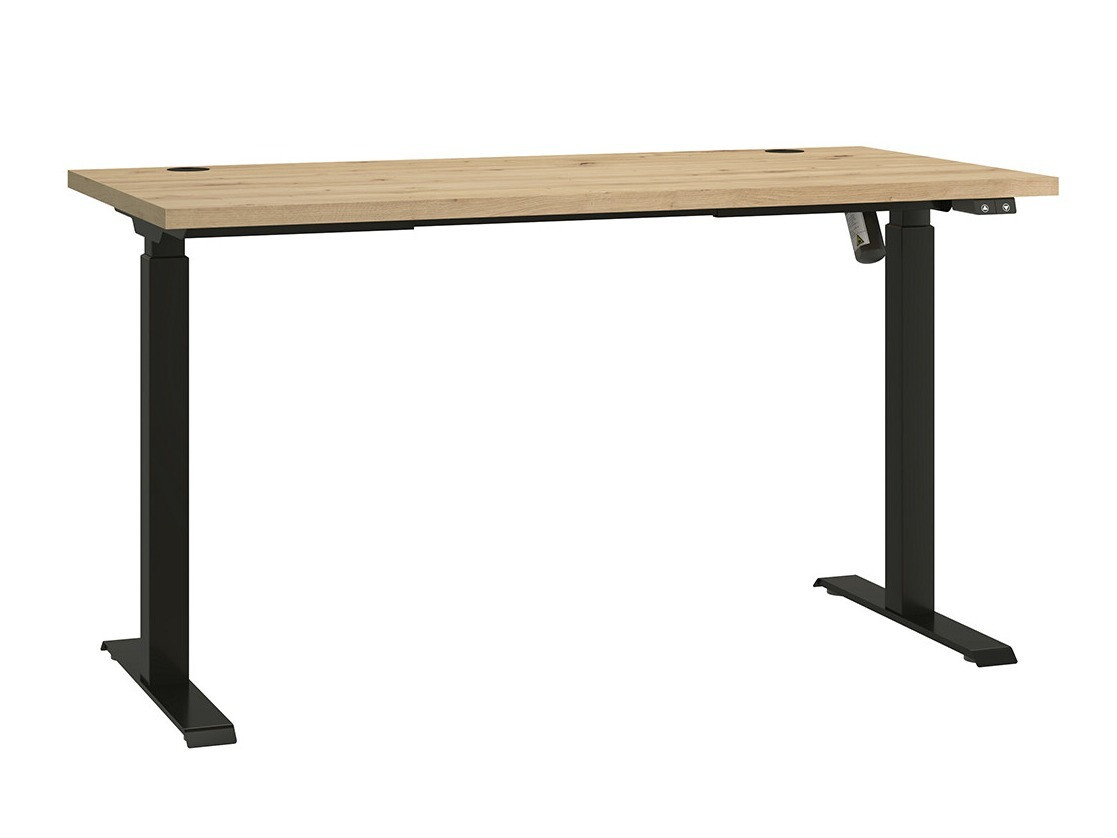 Dvižna pisalna miza Tucson 171 (Artisan hrast + Mat črna)
