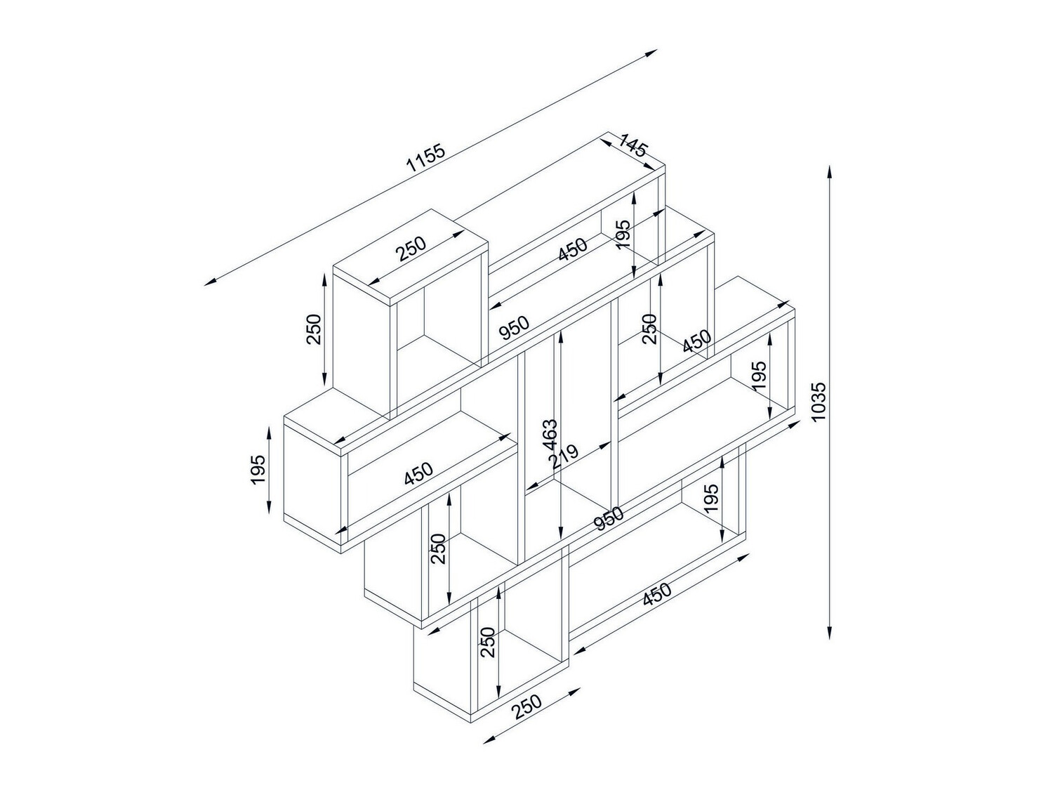 Stenska polica Kailua 474