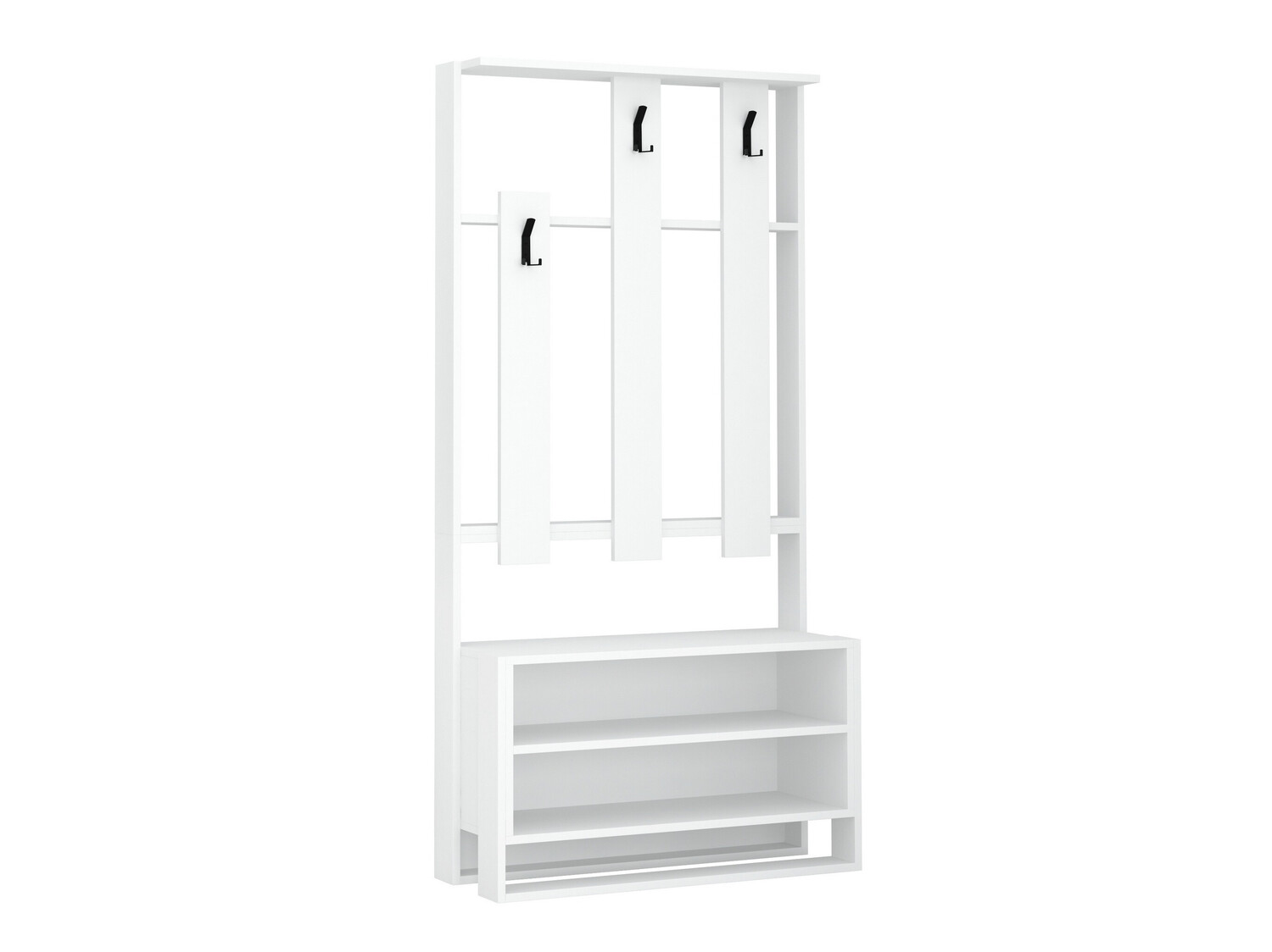 Komplet za predsobo Kailua 537 (Bela)