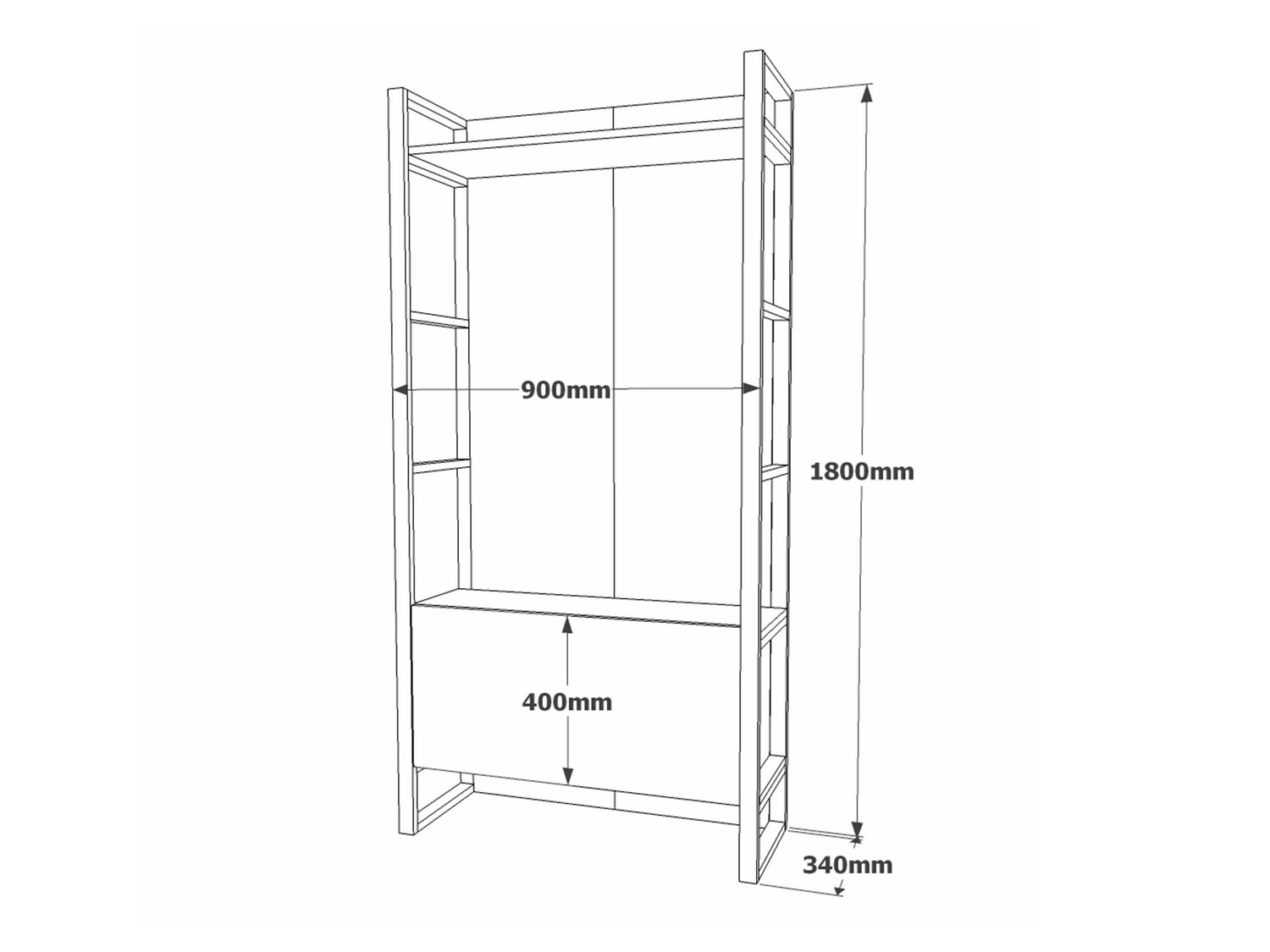 Komplet za predsobo Kailua 538
