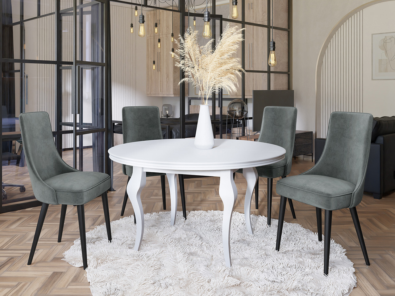 Stol Jackson 107 (Črna + Magic Velvet 2217)