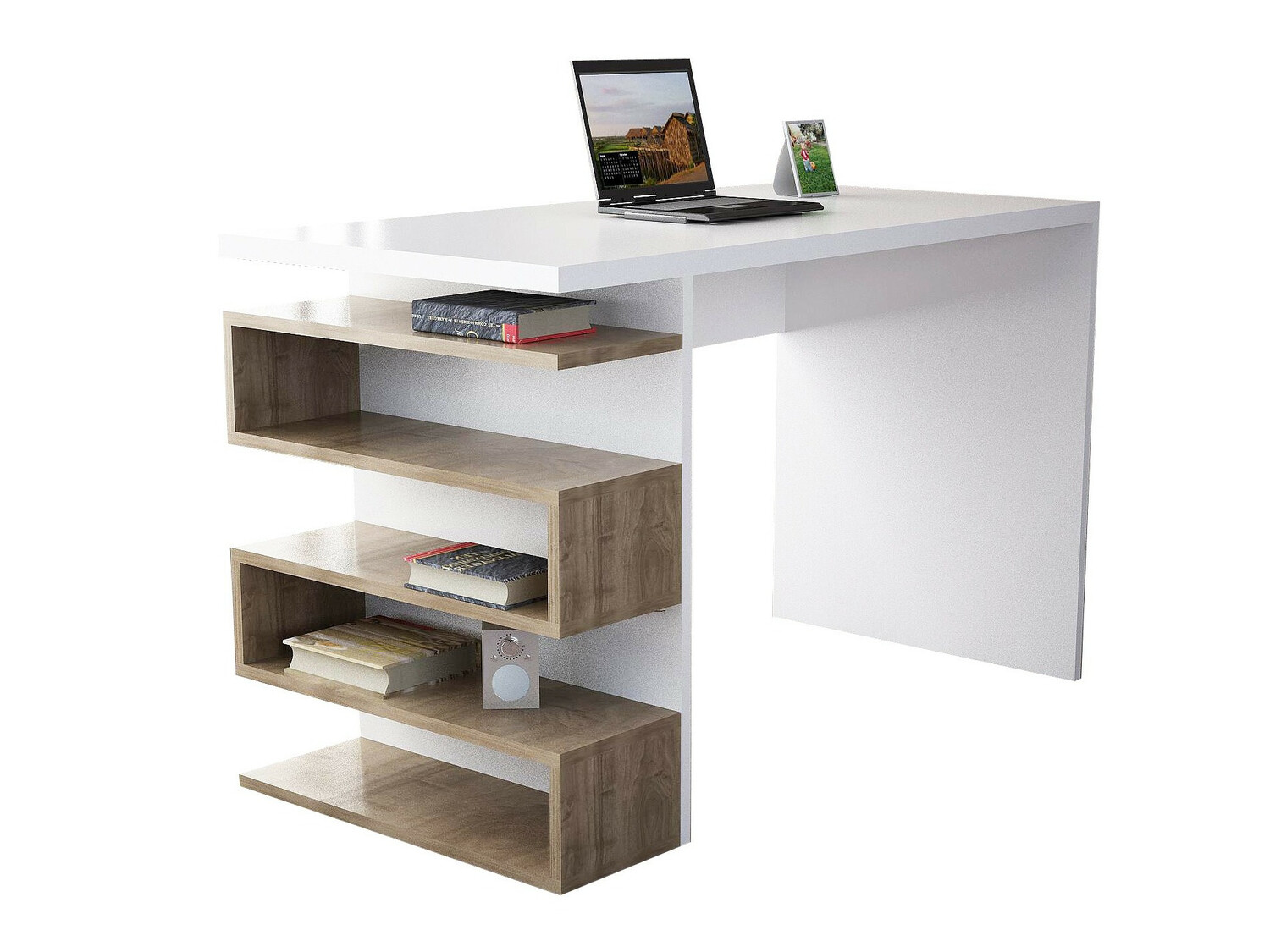 Pisalna miza Kailua 586 (Bela + Oreh)