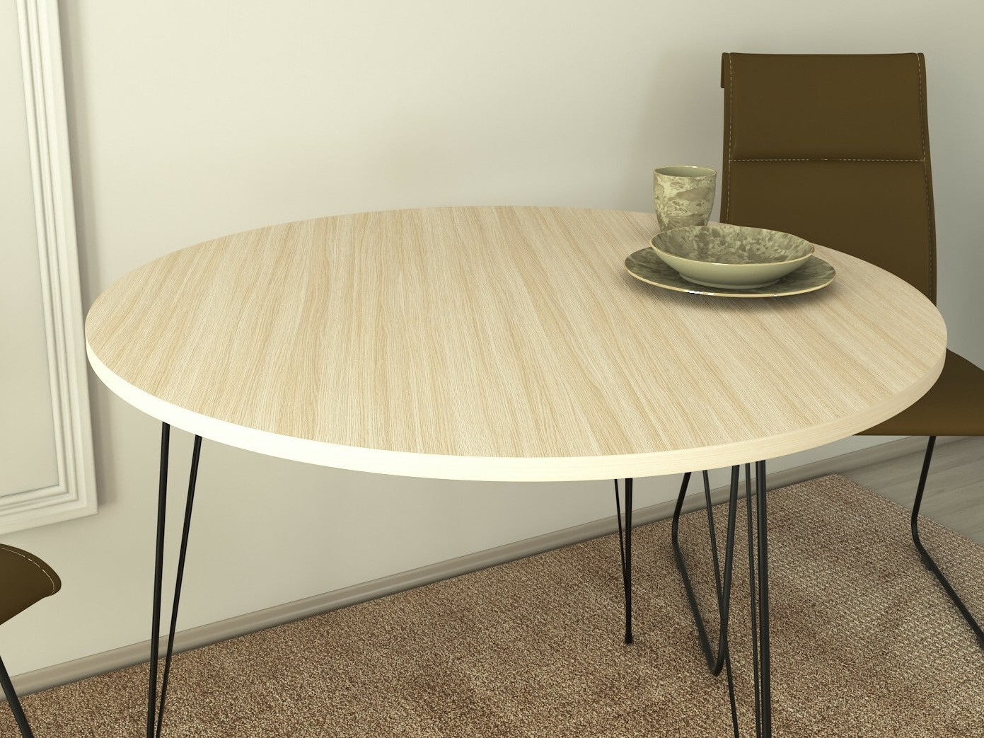 Miza Kailua 597 (Hrast + Črna)