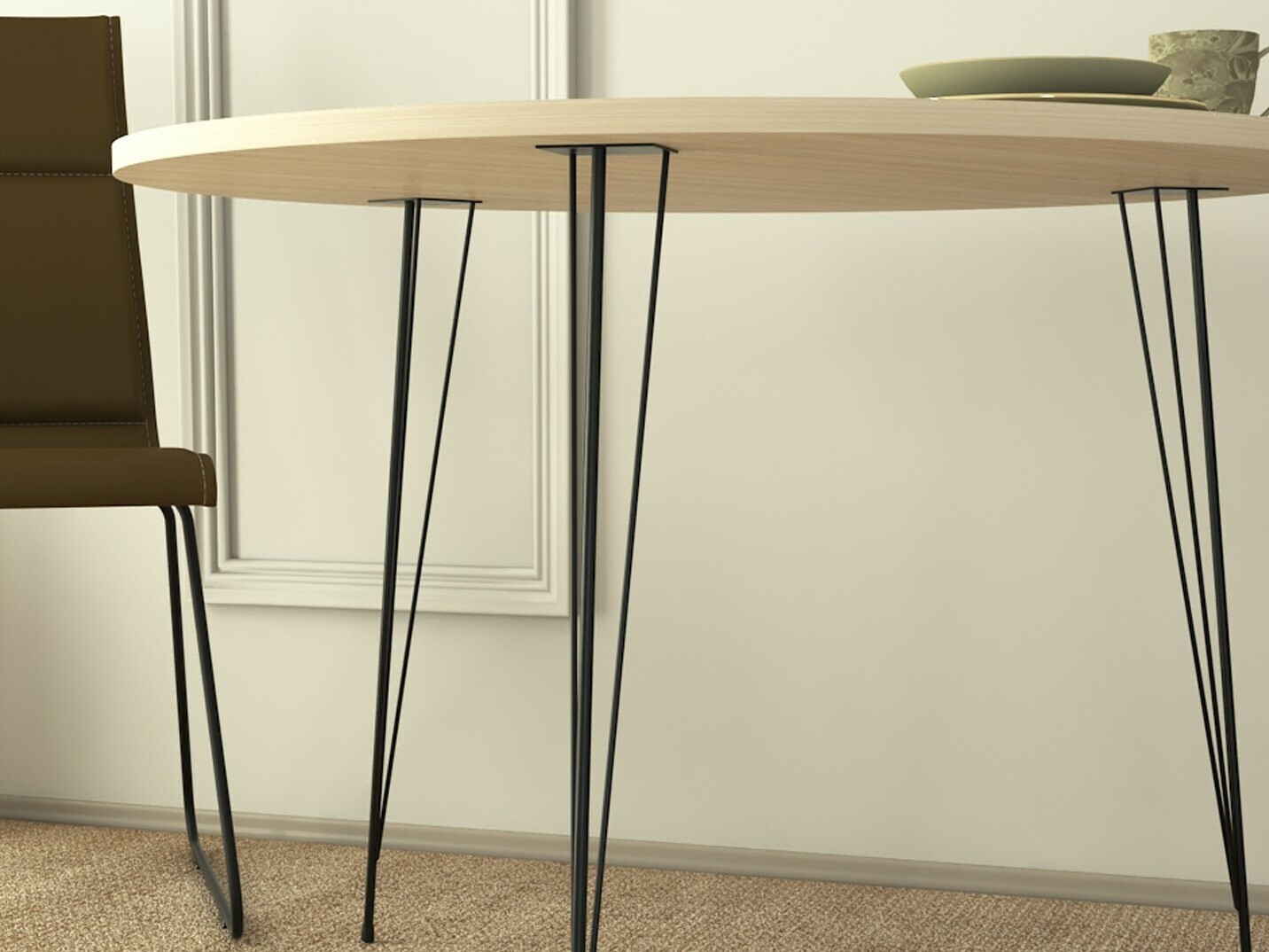 Miza Kailua 597 (Hrast + Črna)