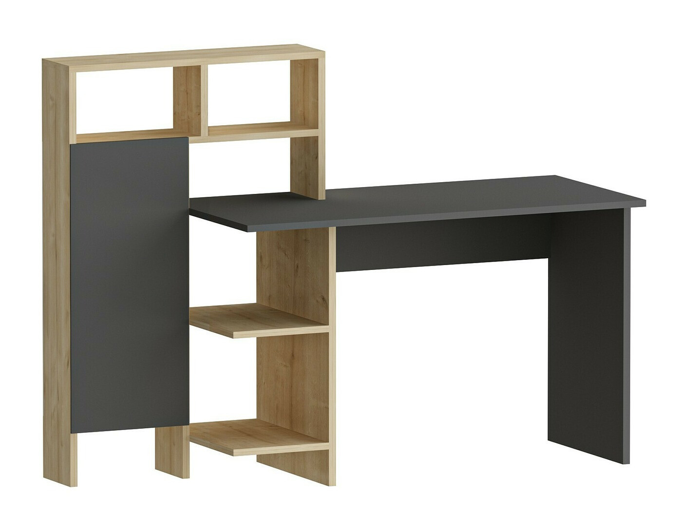 Pisalna miza Kailua 594 (Antracit + Hrast)