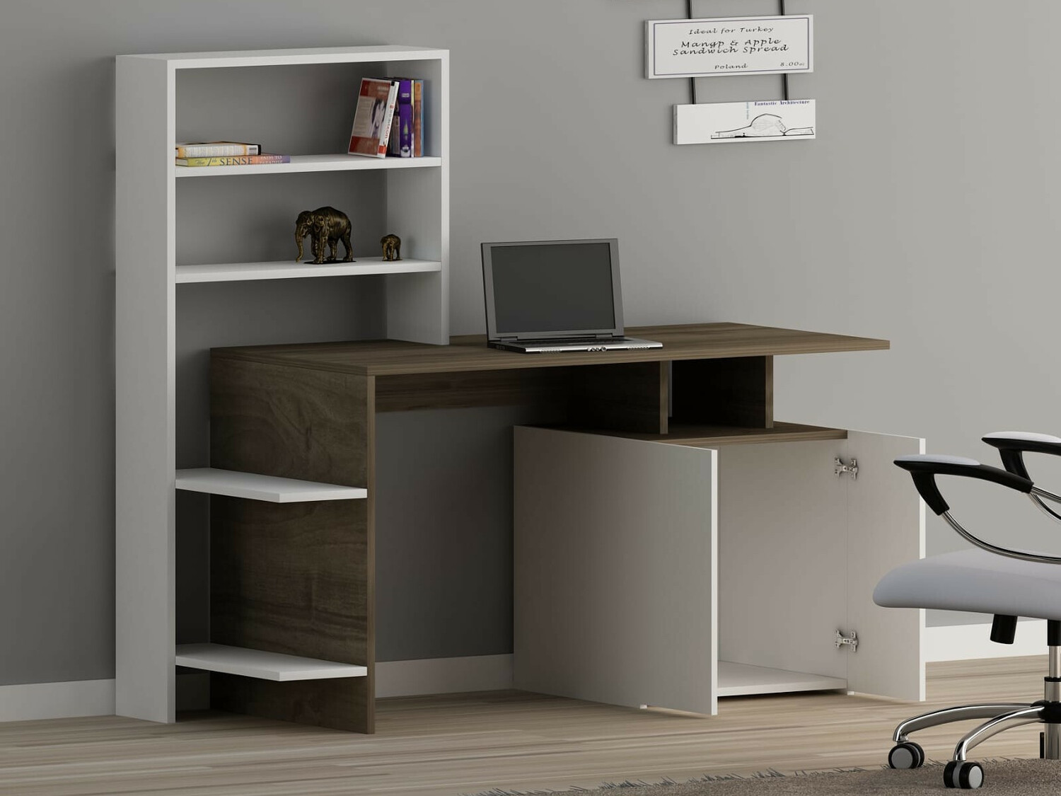 Pisalna miza Kailua 598 (Bela + Oreh)