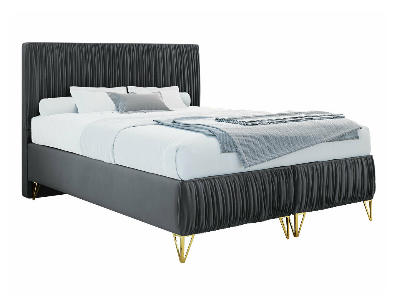 Boxspring postelja Logan 112 (Amor Velvet 4321)