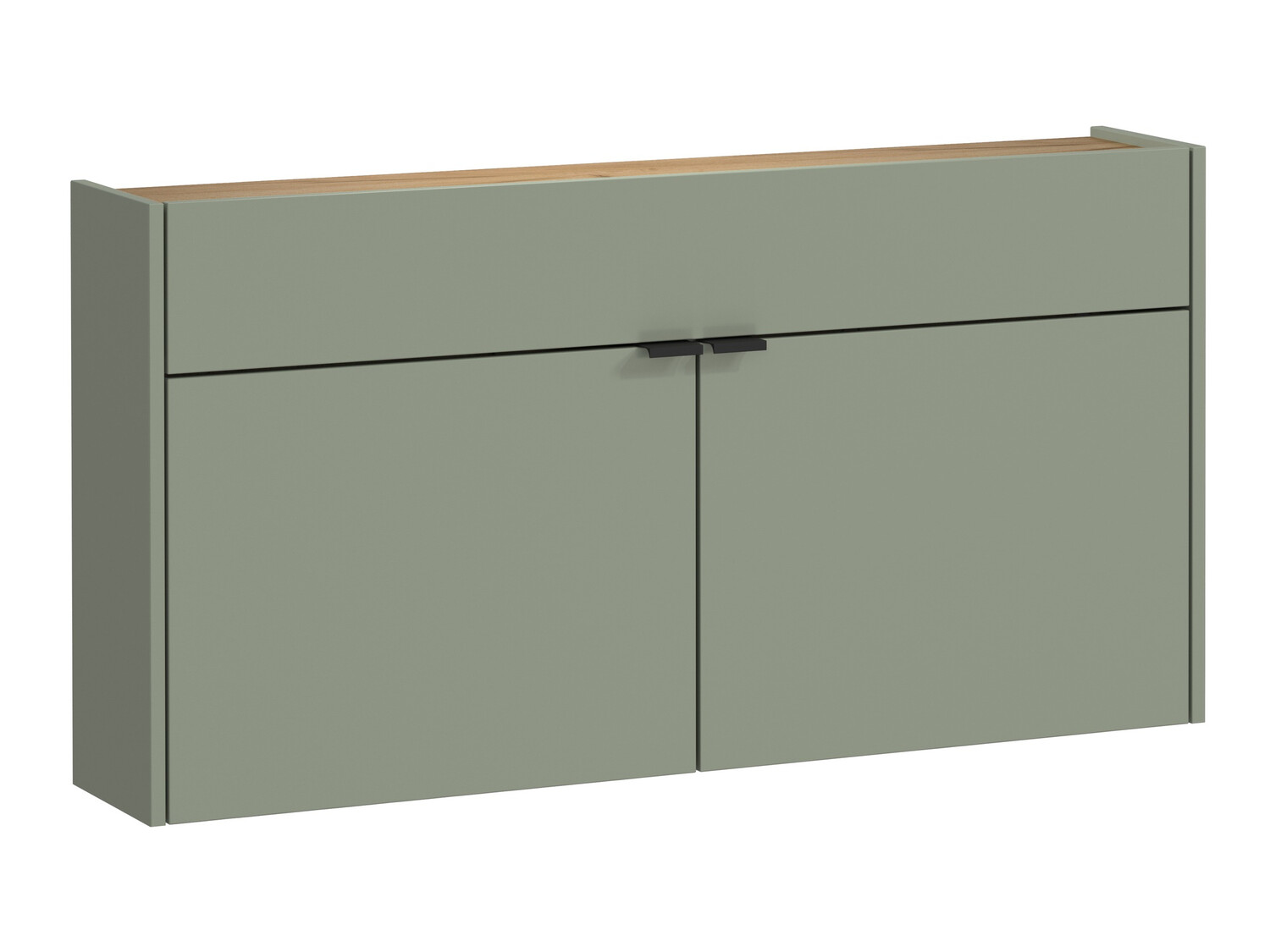 Komplet za predsobo Cirsale 107 (Prašno zelena + Navarra hrast)