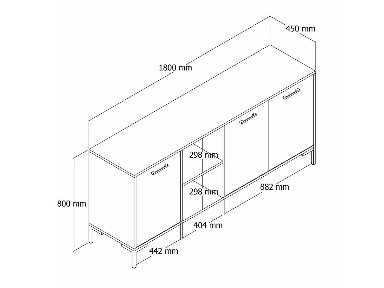 Omarica Nolcava 101 (Bela + Hrast)