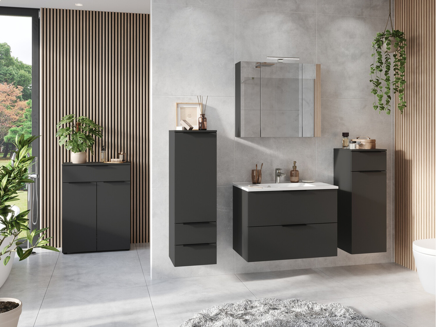 Prostostoječa Kopalniška omarica Temeli 104