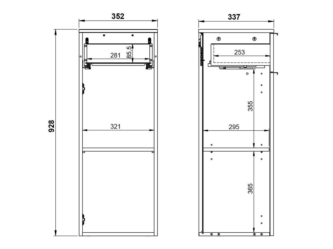 Stenska kopalniška omarica Temeli 103