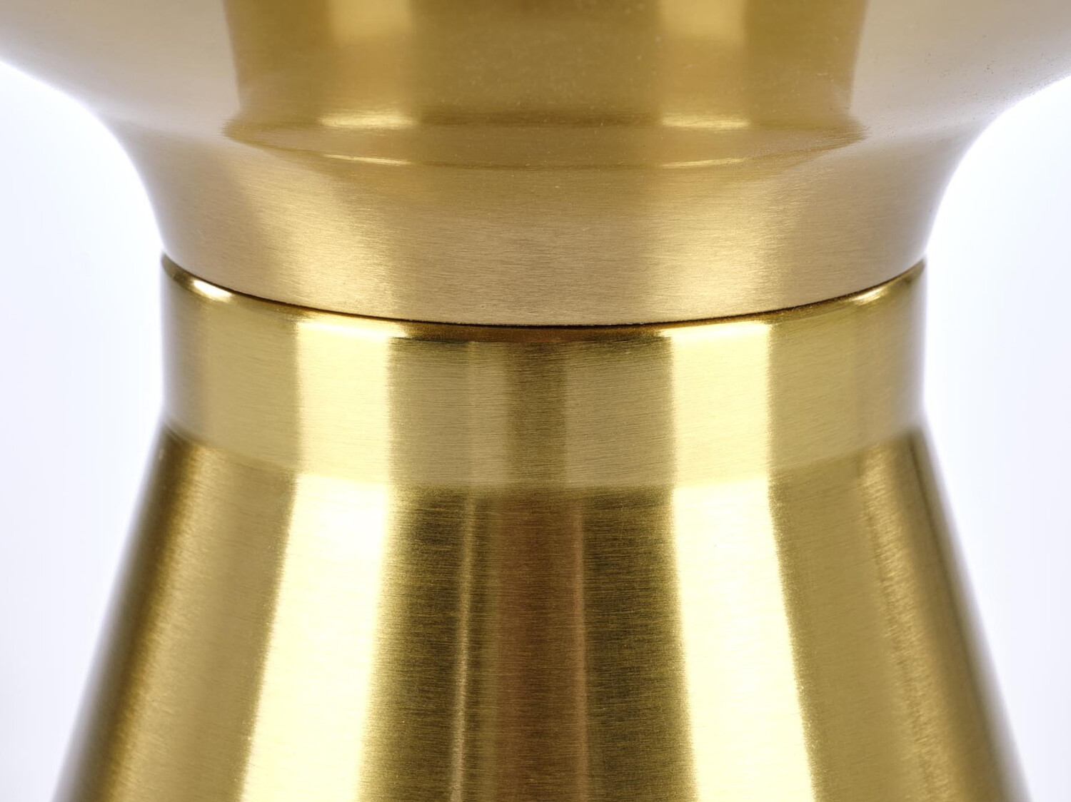 Klubska mizica Houston 1553 (Zlata + Beli marmor)