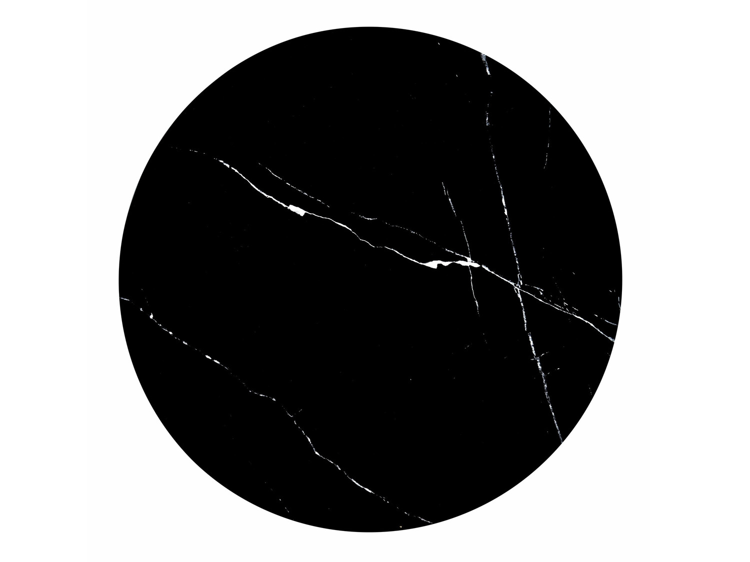 Klubska mizica Houston 1553 (Zlata + Črni marmor)