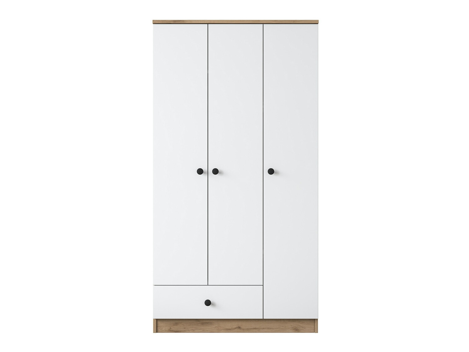 Garderobna omara Kailua 661 (Bela + Oreh)