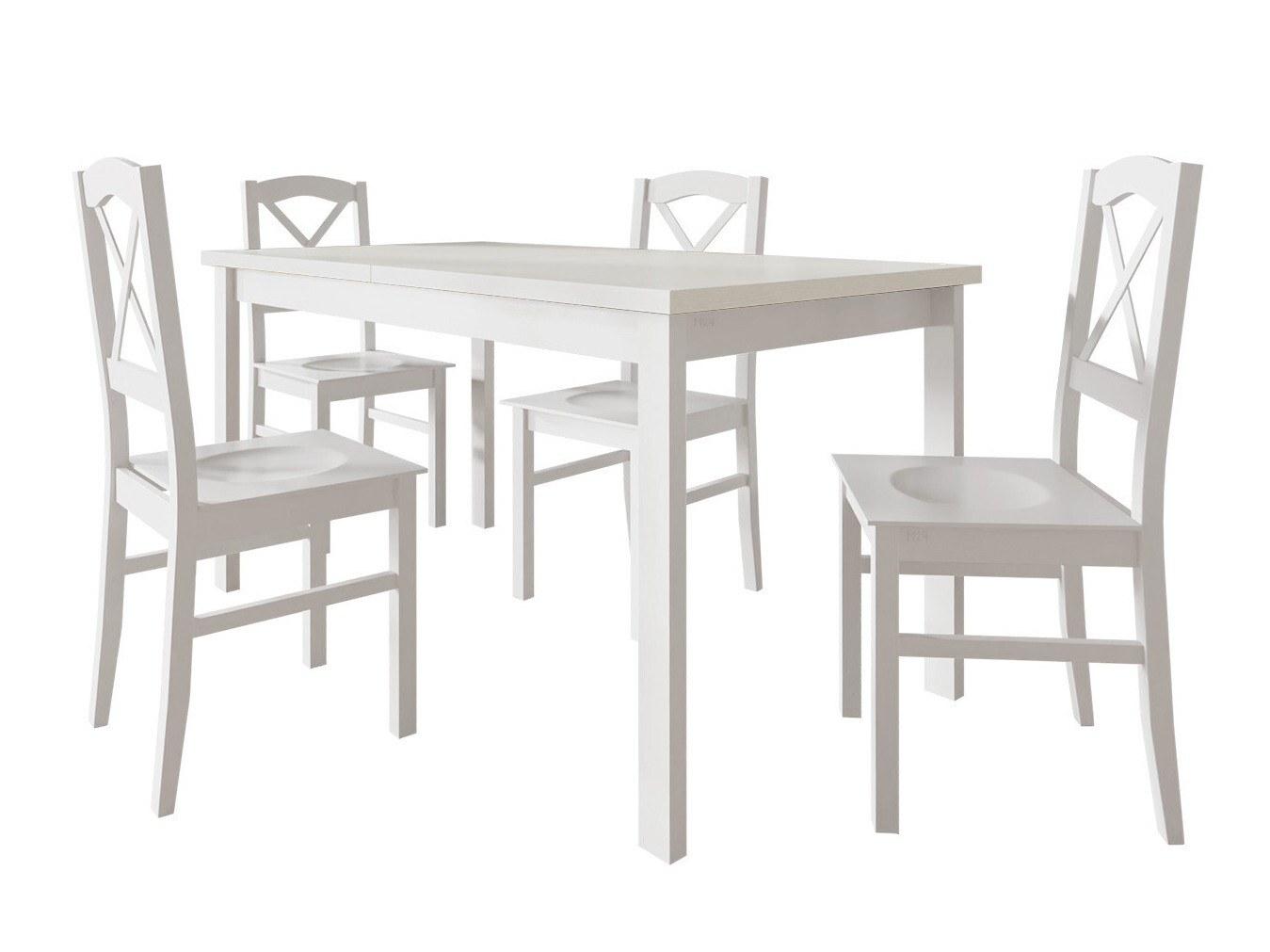 Jedilniški komplet Victorville 286 (Bela)