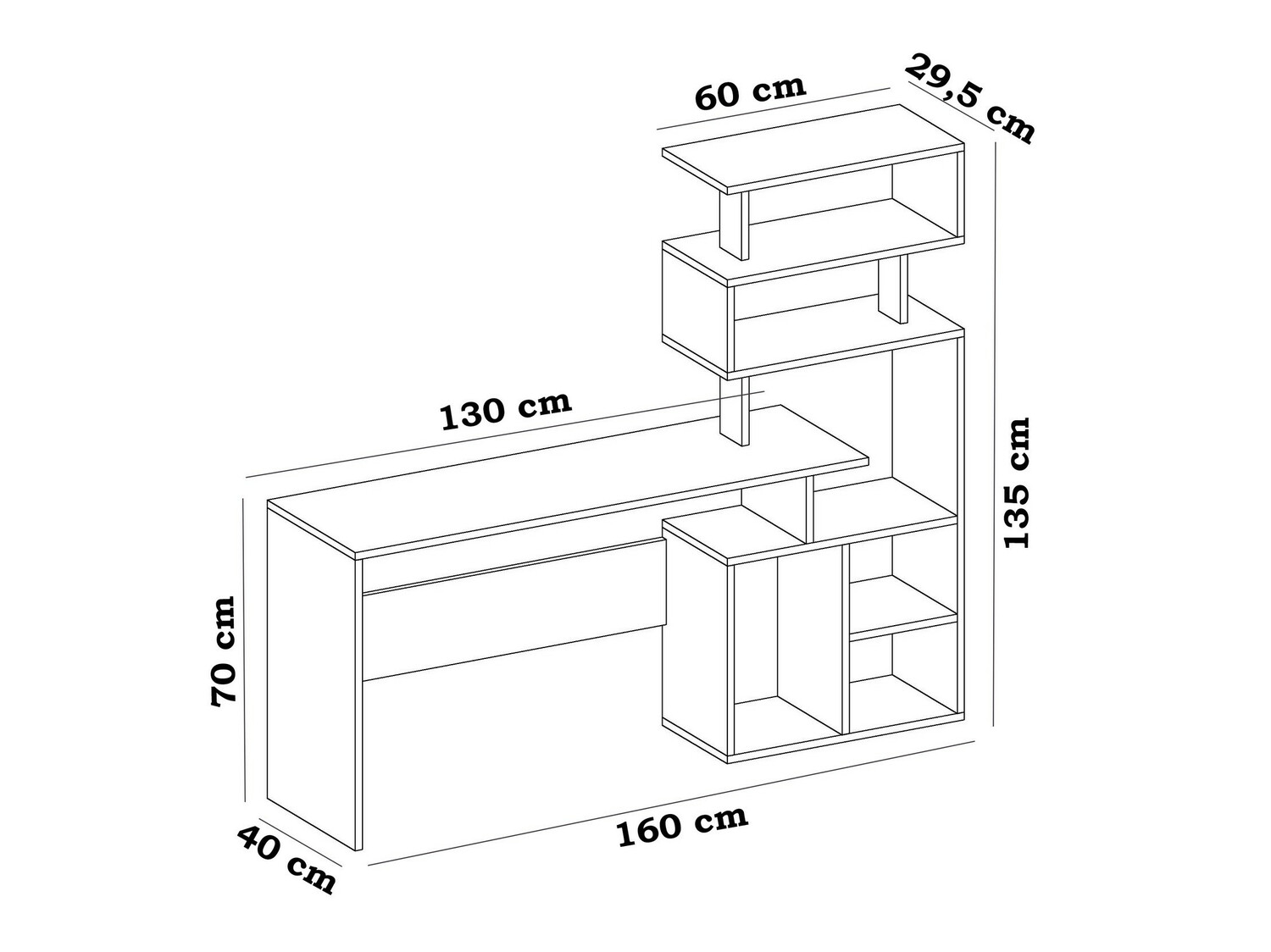 Pisalna miza Kailua 695