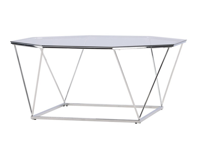 Klubska mizica Dallas 4211 (Srebrna)