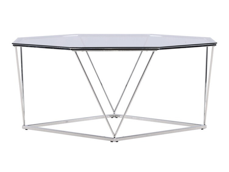 Klubska mizica Dallas 4211 (Srebrna)