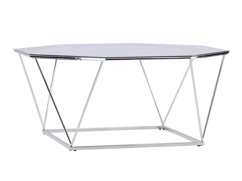 Klubska mizica Dallas 4211 (Srebrna)