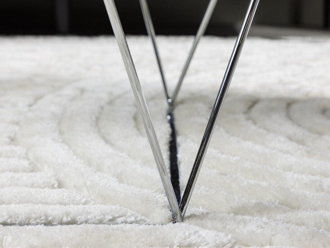 Klubska mizica Dallas 4211 (Srebrna)