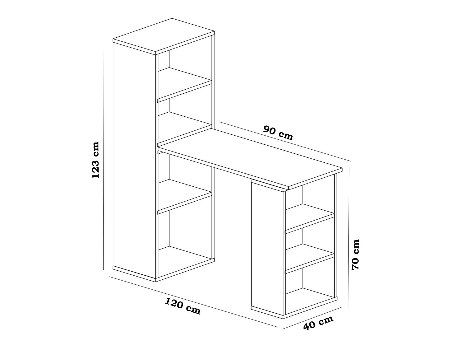 Pisalna miza Kailua 755