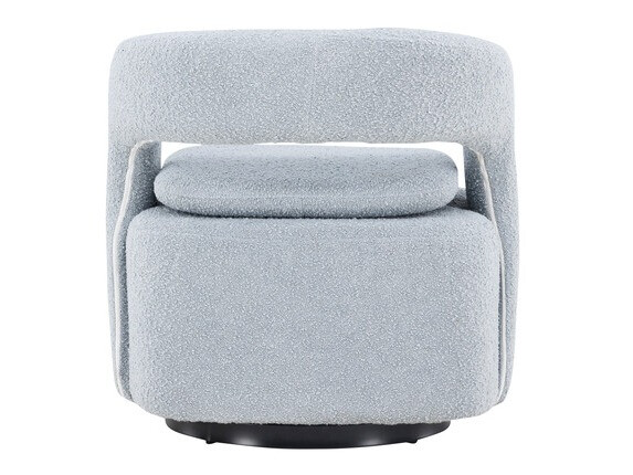 Fotelj Dallas 3170 (Svetlo modra + Črna)