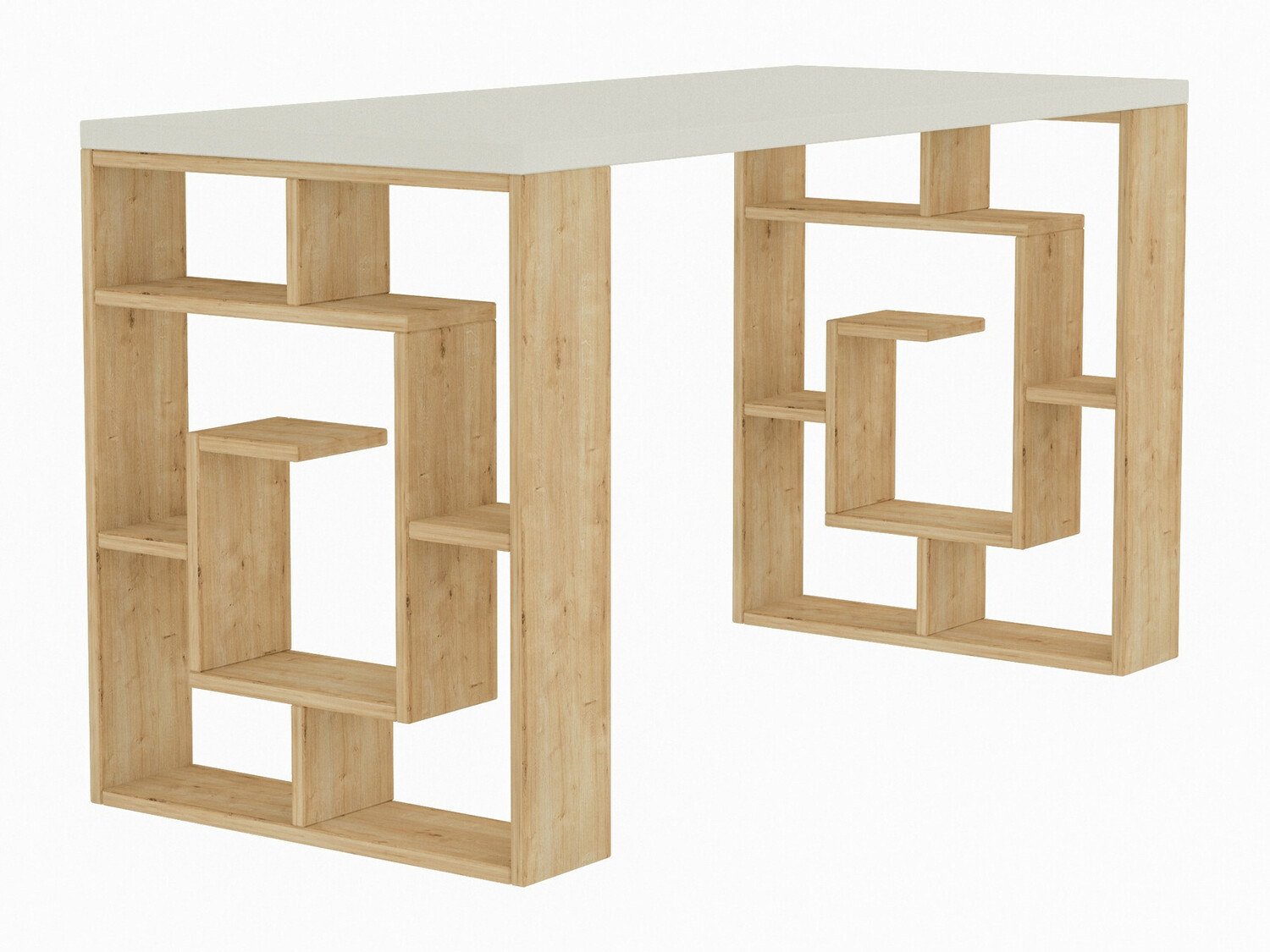 Pisalna miza Kailua 813 (Bela + Lahki hrast)