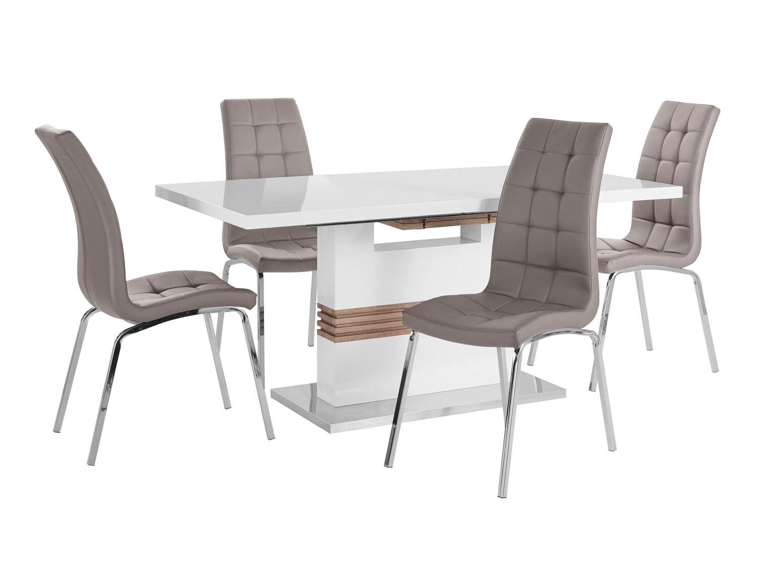 Jedilniški komplet Denton 1111 (Cappuccino)