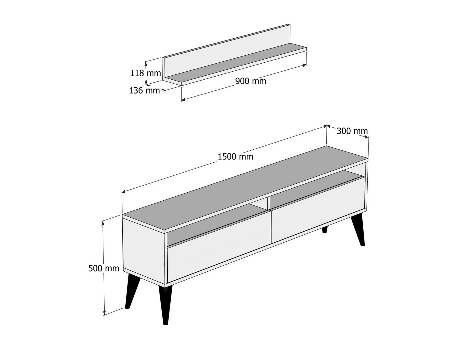 Komplet za dnevno sobo Kailua 860