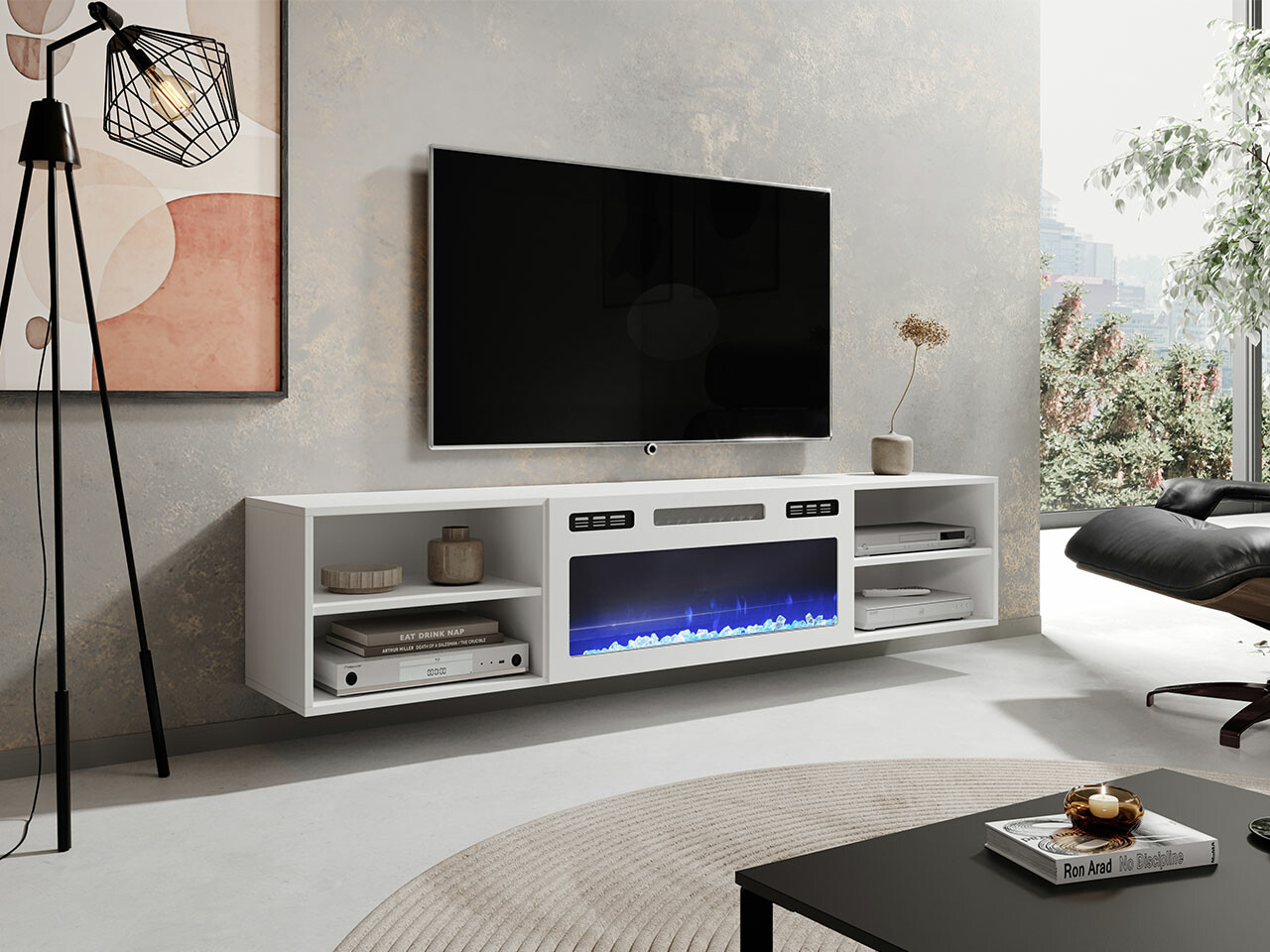 TV-omarica Charlotte 190 (Bela)