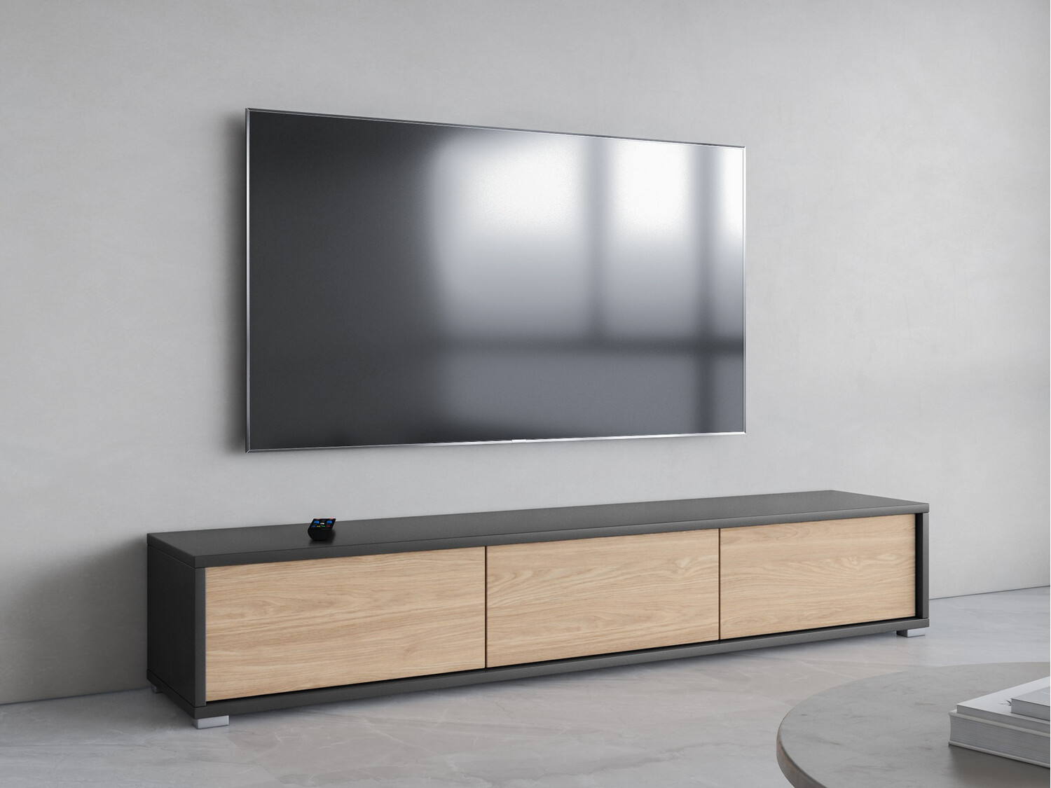 TV-omarica Austin 324 (Antracit + Hrast)