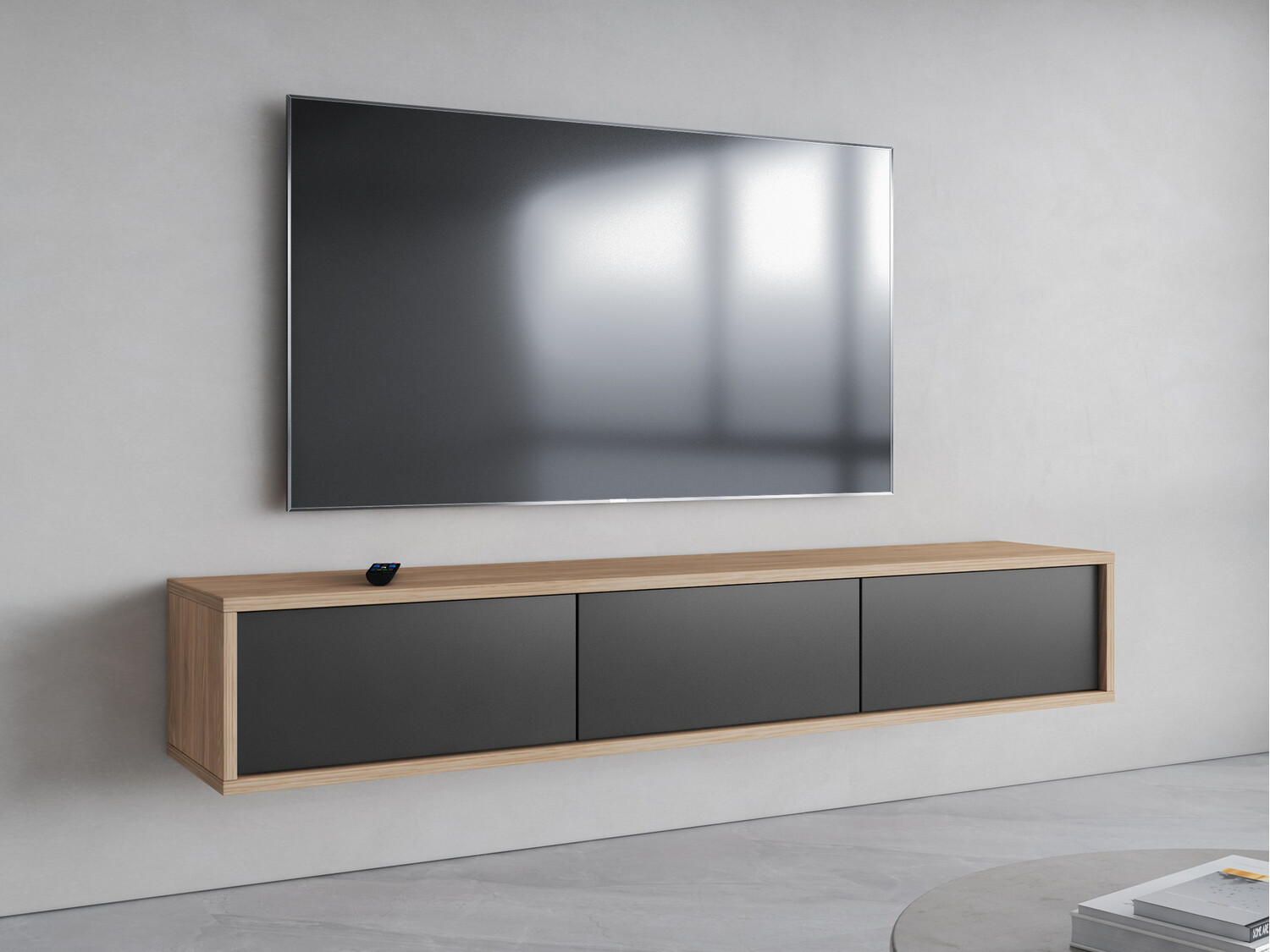 TV-omarica Austin 324 (Hrast + Antracit)