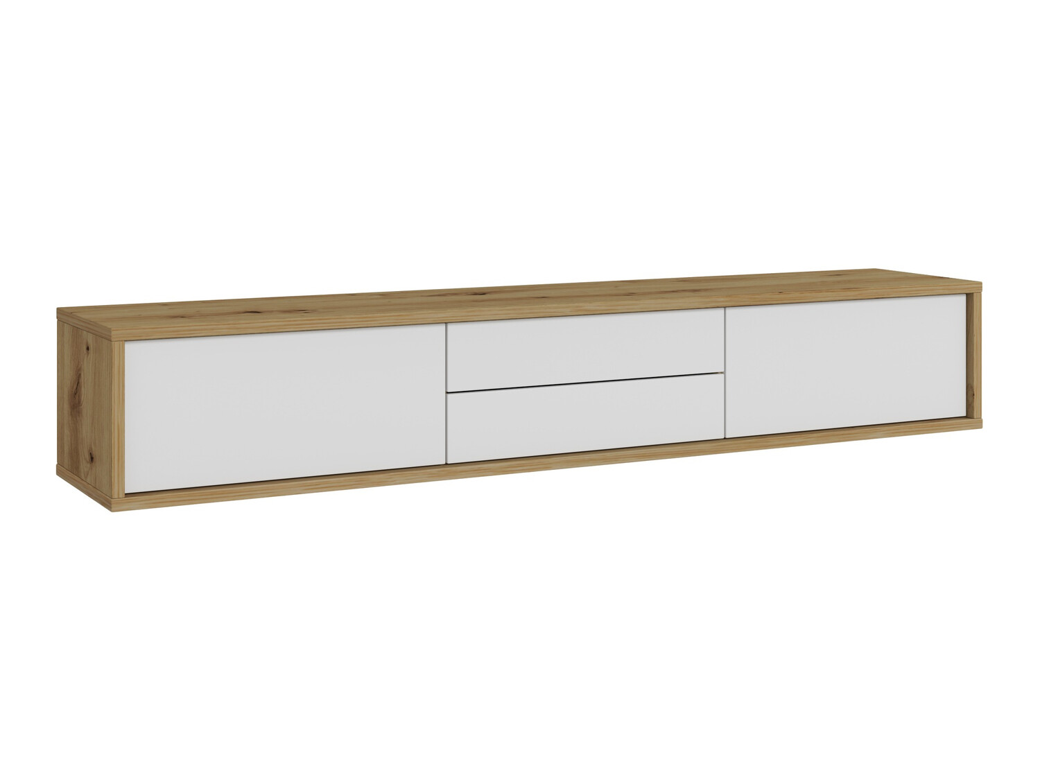 TV-omarica Austin 325 (Artisan hrast + Bela)