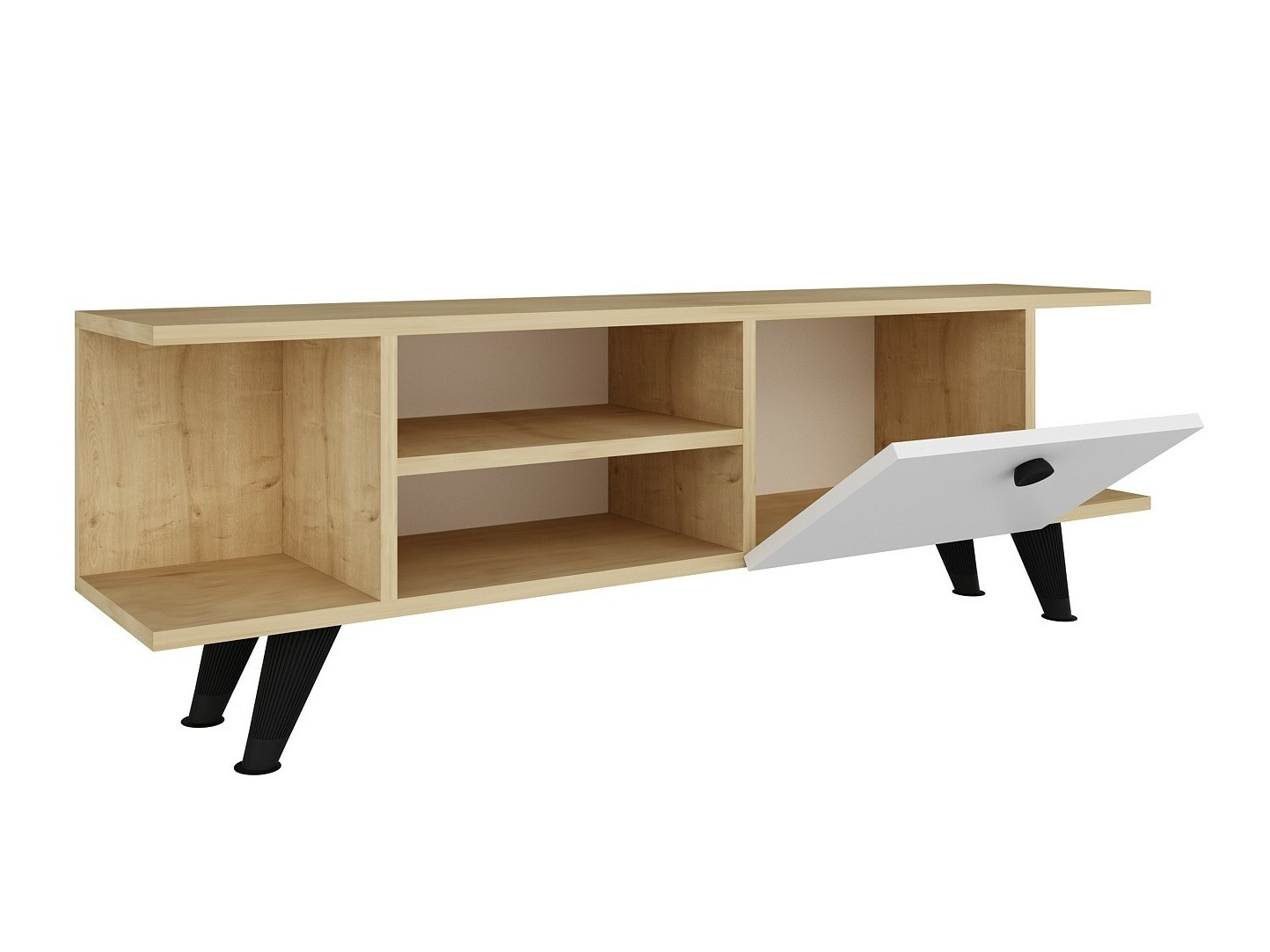 TV-omarica Kailua 982 (Hrast + Bela)