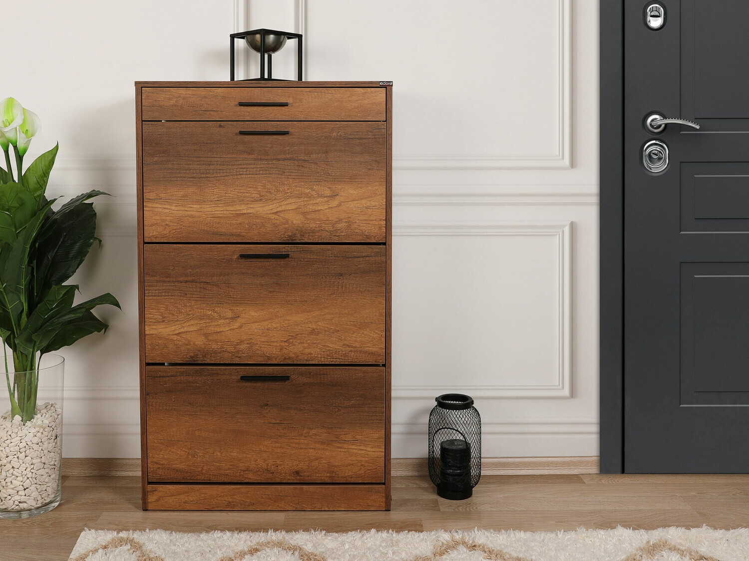 Omarica za čevlje Kailua 1033 (Črna + Oreh)