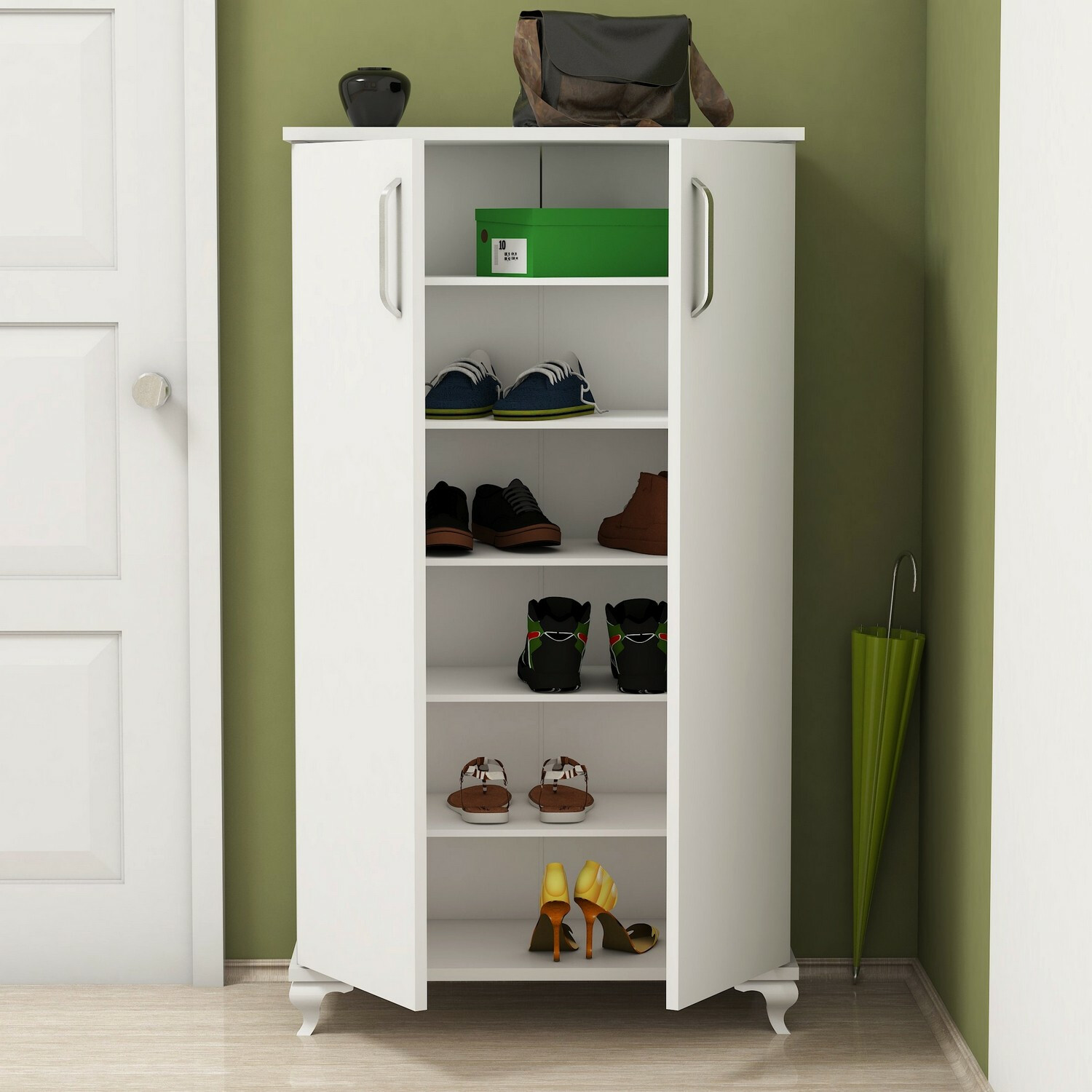 Regal za čevlje Kailua 1029 (Bela)