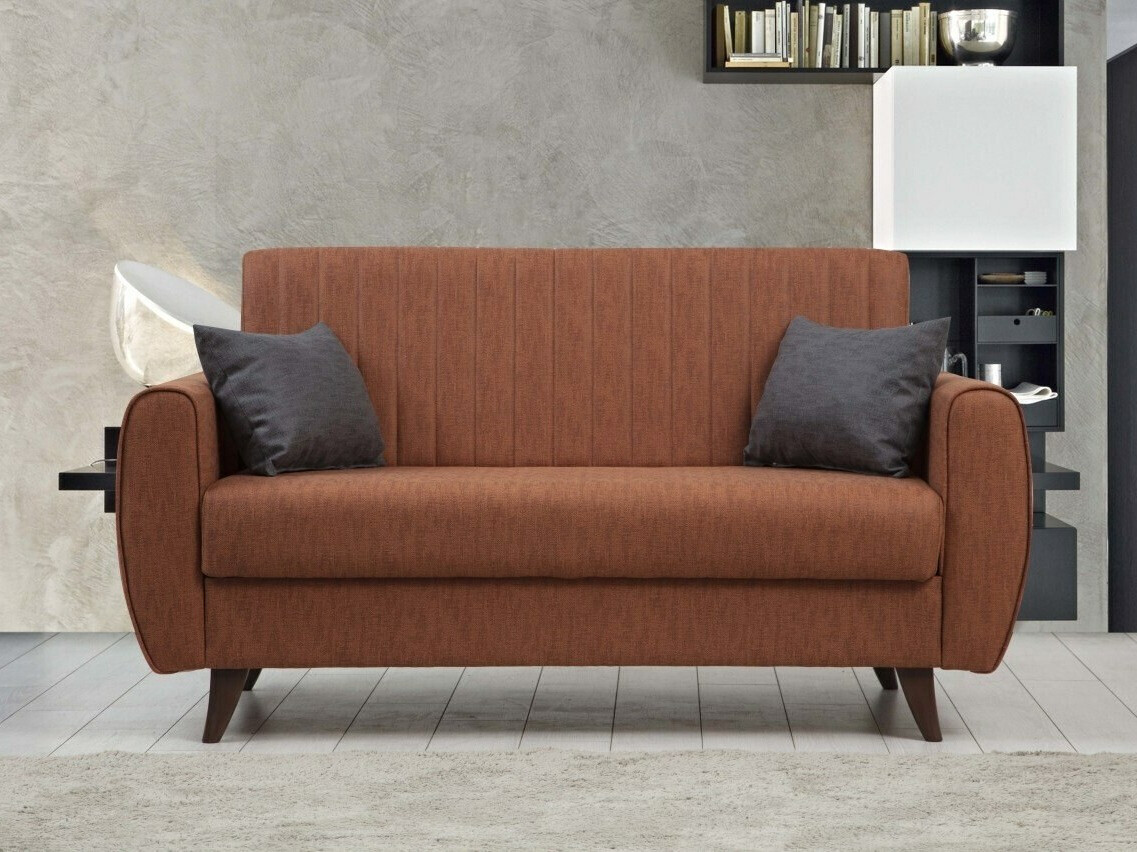 Raztegljiv kavč Altadena 599 (Temno oranžna)