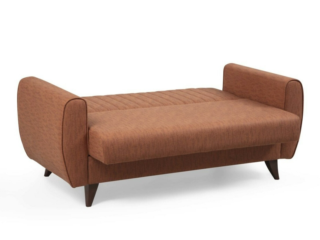 Raztegljiv kavč Altadena 599 (Temno oranžna)