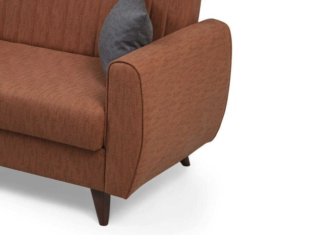 Raztegljiv kavč Altadena 599 (Temno oranžna)