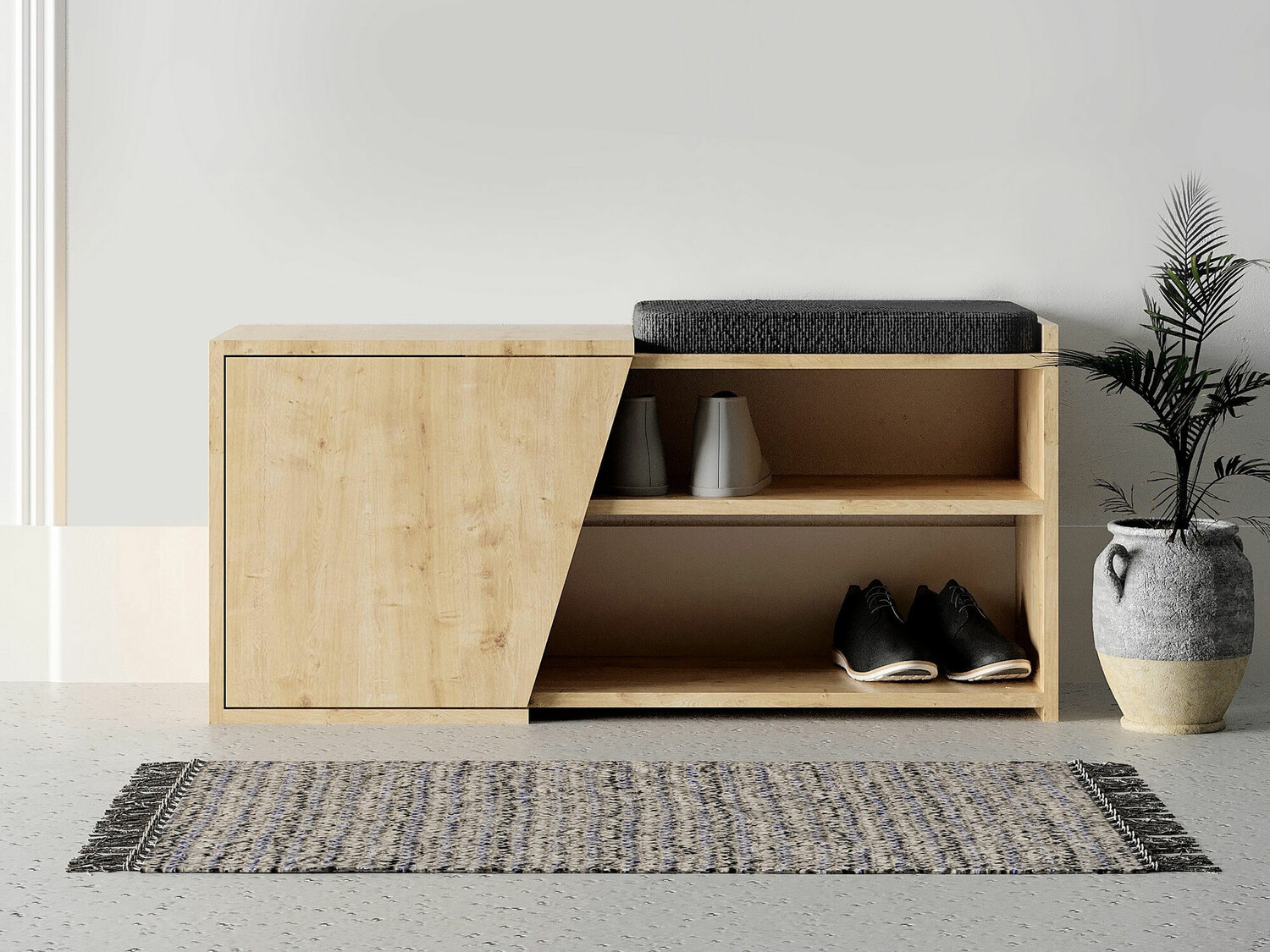 Regal za čevlje Kailua 1081 (Hrast)