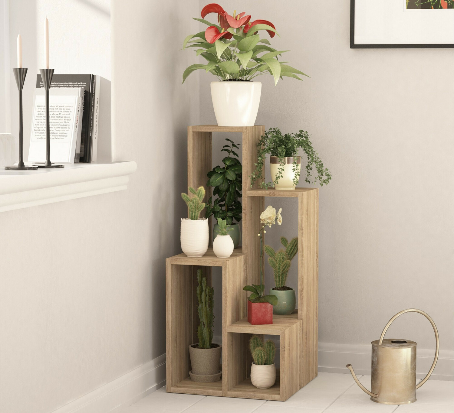 Komplet polic Kailua 1091 (Hrast)