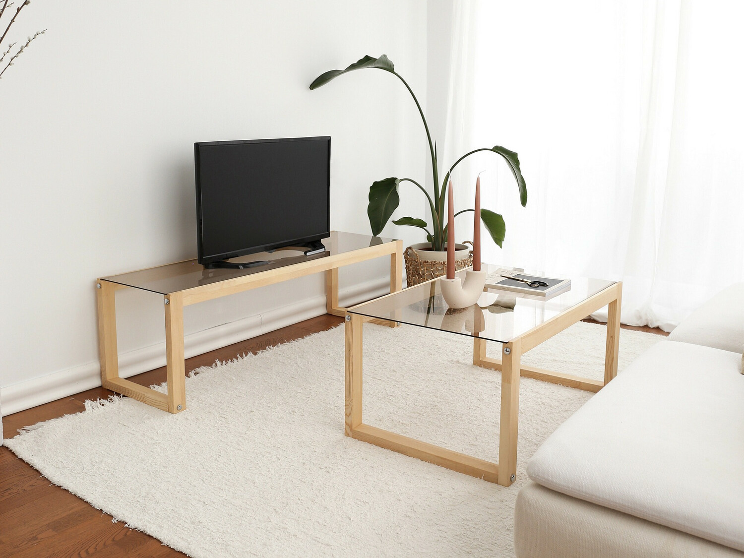 Klubska mizica Kailua 1179 (Svetlo rjava)