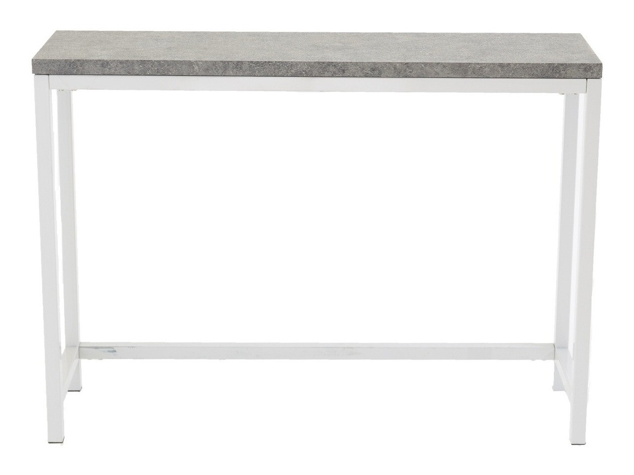 Konzolna miza Dallas 2468 (Bela + Beton)