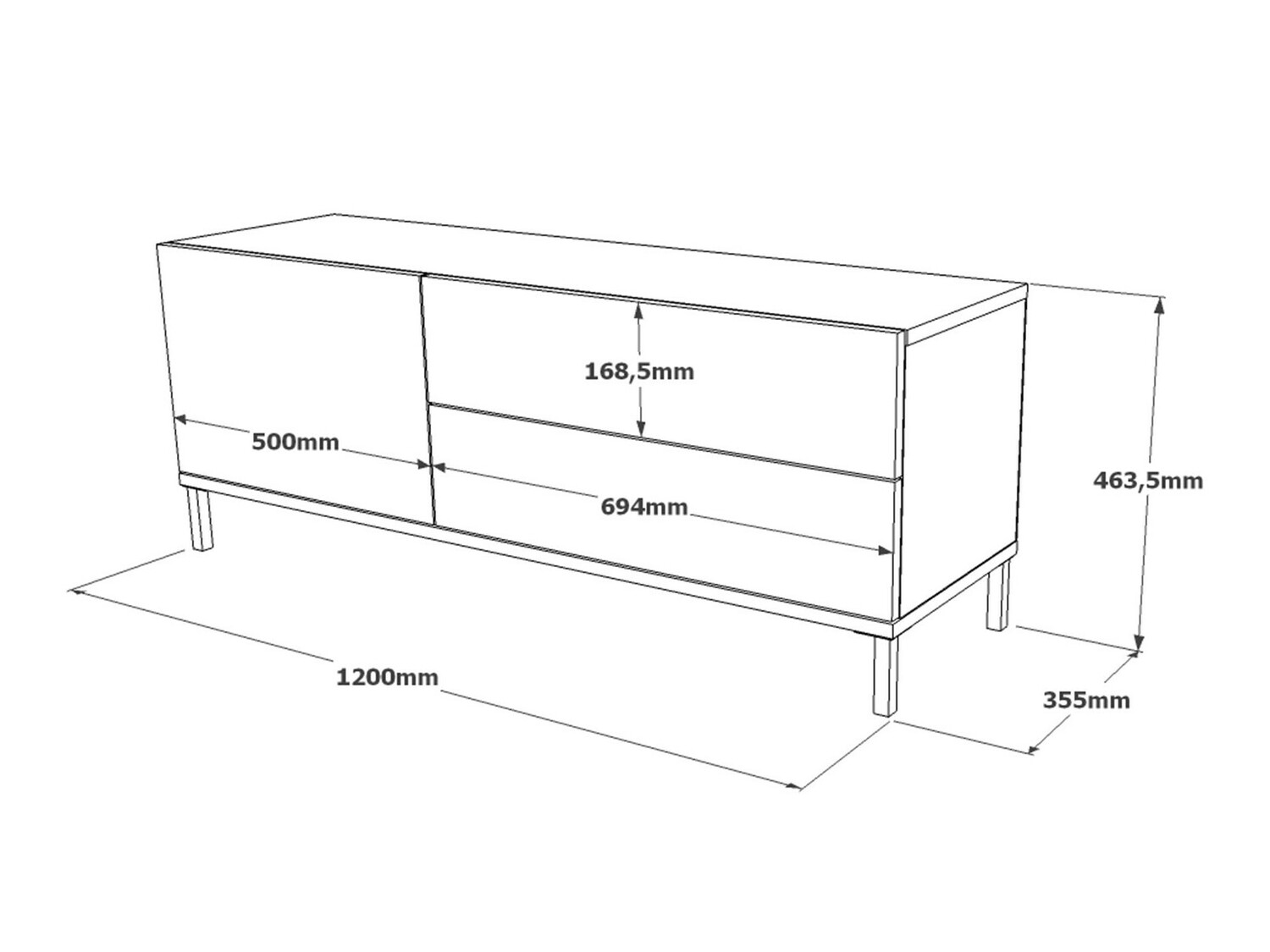 TV-omarica Kailua 1260 (Siva)