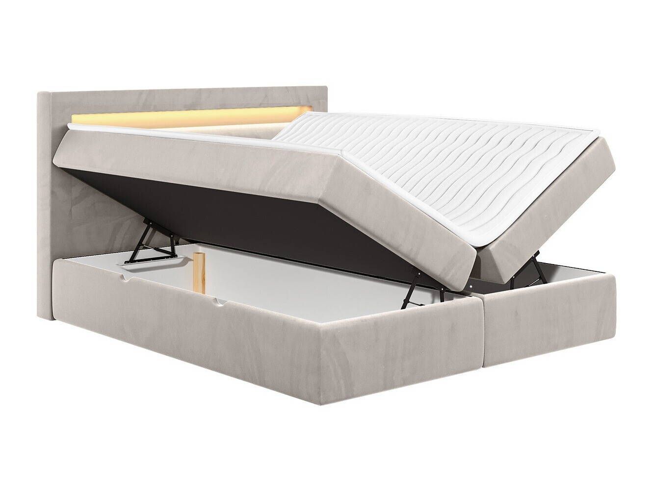 Boxspring postelja ComfiDream 181 (Soft 017)