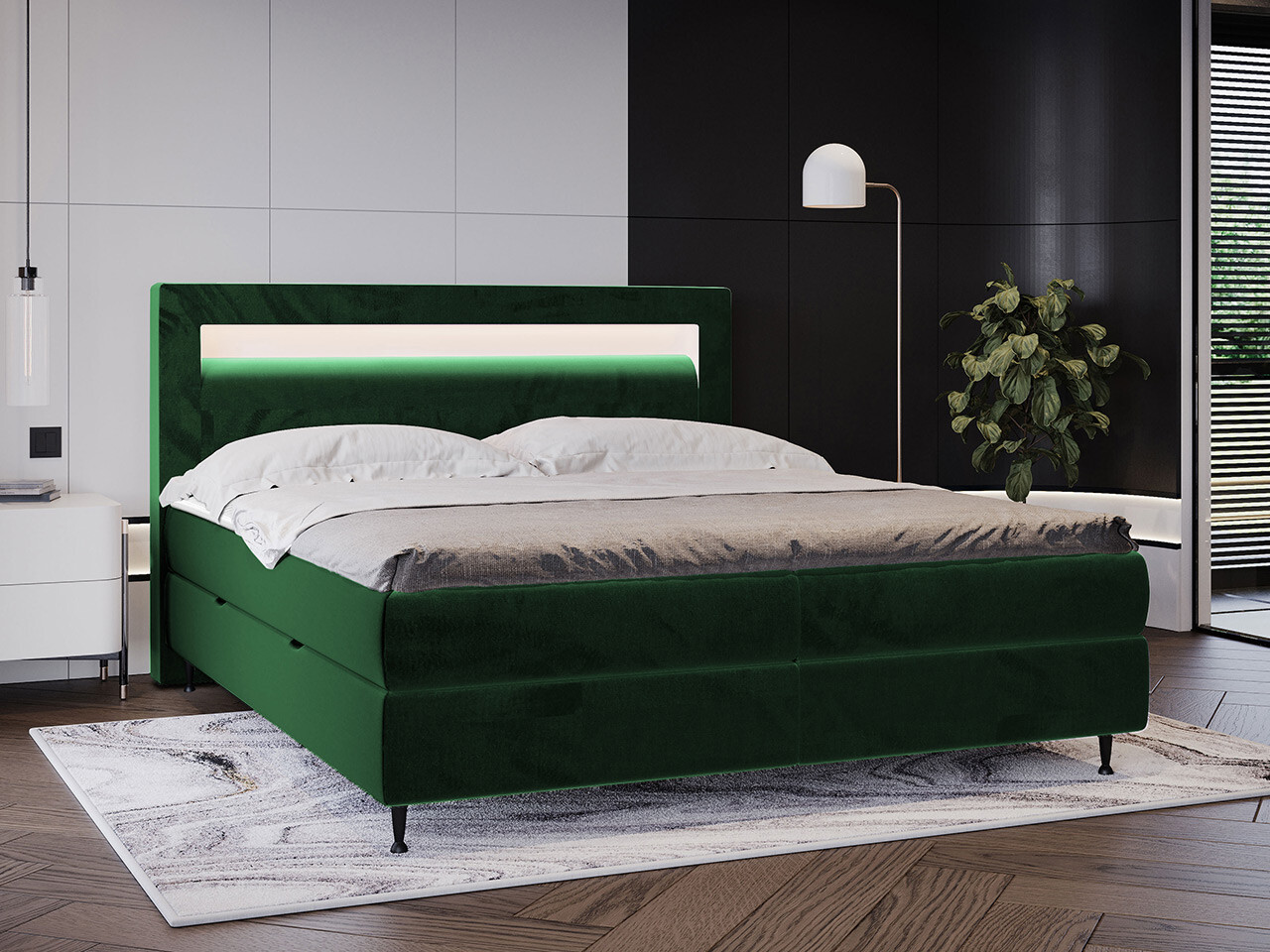 Boxspring postelja ComfiDream 182 (Fresh 13)