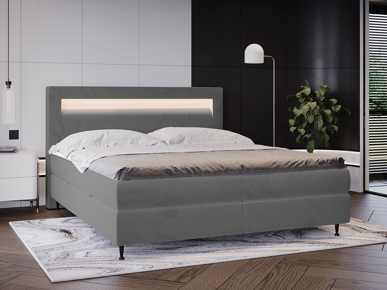 Boxspring postelja ComfiDream 182 (Fresh 32)